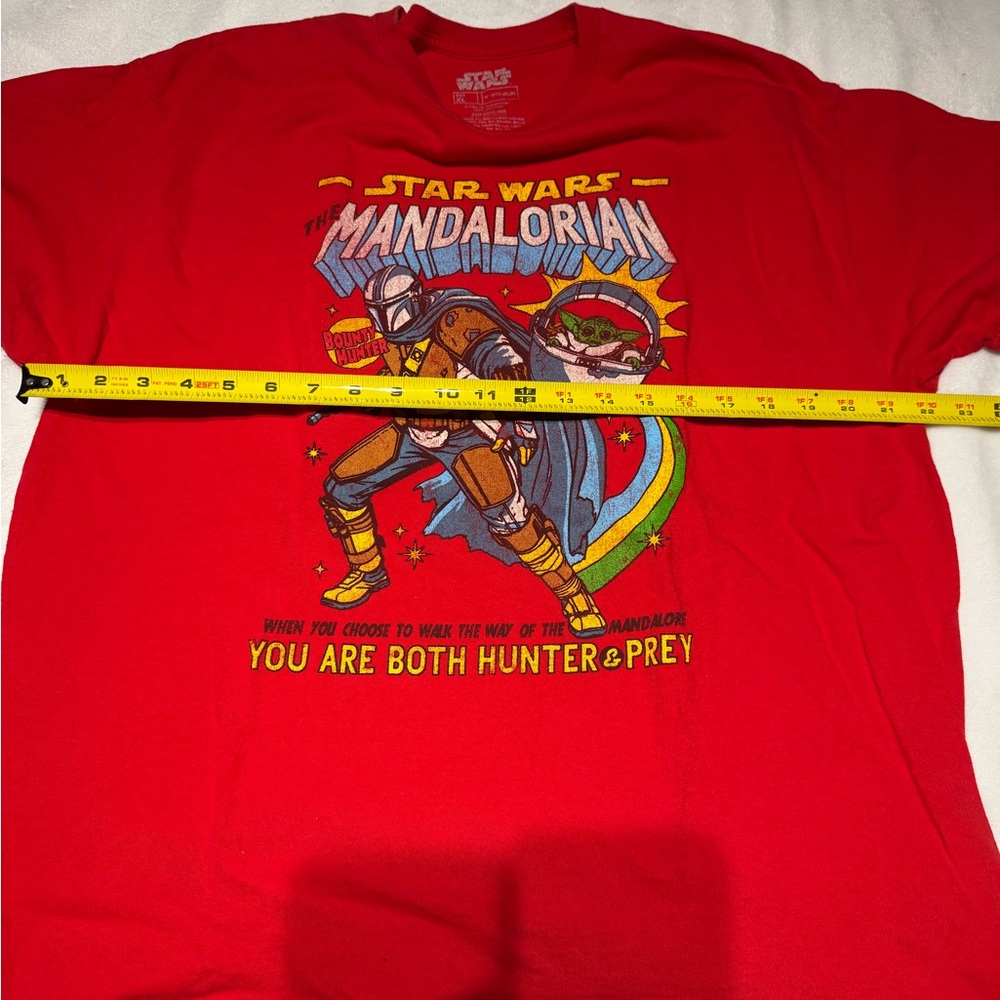 Star Wars Mandalorian Red Shirt - Picture 6 of 6